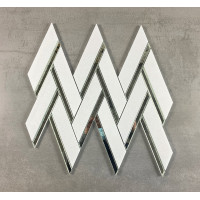 Thassos White Mirror Glass 15'' x 15''