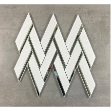 Thassos White Mirror Glass 15'' x 15''