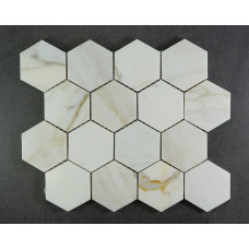 Calacatta Gold  3" Hexagon