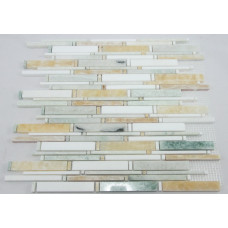 CANE SERIES POLISHED (MING GREEN, THASSOS WHITE, HONEY ONYX)(SIZE RANDOM, 1 SF/SHEET) 5 PC/BOX