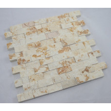 SPLIT FACE SERIES, SUNNY BEIGE (SIZE 1x2, 1 SF/SHEET) 5 PC/BOX