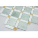 SQUARE DIAMOND MING GREEN, THASSOS WHITE, HONEY ONYX POLISHED (0.93 SF/SHEET, 5 PC/BOX)