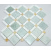 SQUARE DIAMOND MING GREEN, THASSOS WHITE, HONEY ONYX POLISHED (0.93 SF/SHEET, 5 PC/BOX)