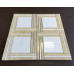 WINDMILL SERIES, THASSOS WHITE+HONEY ONYX (1 SF/SHEET, 5 PC/BOX)