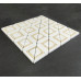 CAURUS SERIES, THASSOS WHITE+HONEY ONYX POLISHED (1 SF/SHEET, 5 PC/BOX)