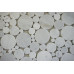 WHITE CARRARA BUBBLE ROUND HONED( 5 PC/BOX)