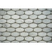 WHITE CARRARA OVAL HONED (1 SF/SHEET, 5PC/BOX)