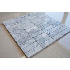 WHITE CARRARA 1x3 POLISHED, 5 SF/BOX