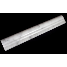 WHITE CARRARA MOULDING POLISHED, SIZE 12" X 34/" x1.8"